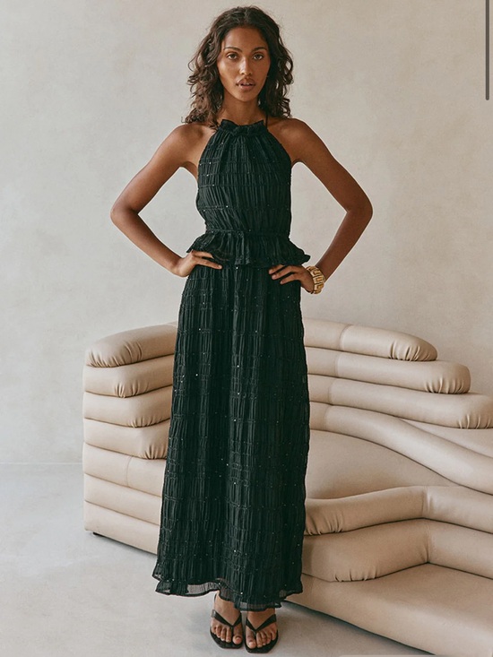 Sabo Skirt Dresses & Skirts - Sabo Skirt Cabo Maxi Dress in Black — NWT, Size XXS